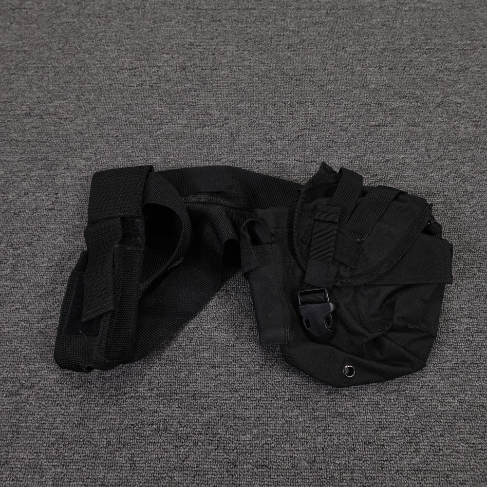 Fox Tactical Waist Pack Black Nylon One Size MOLLE Hunting Gear Bag Pouch